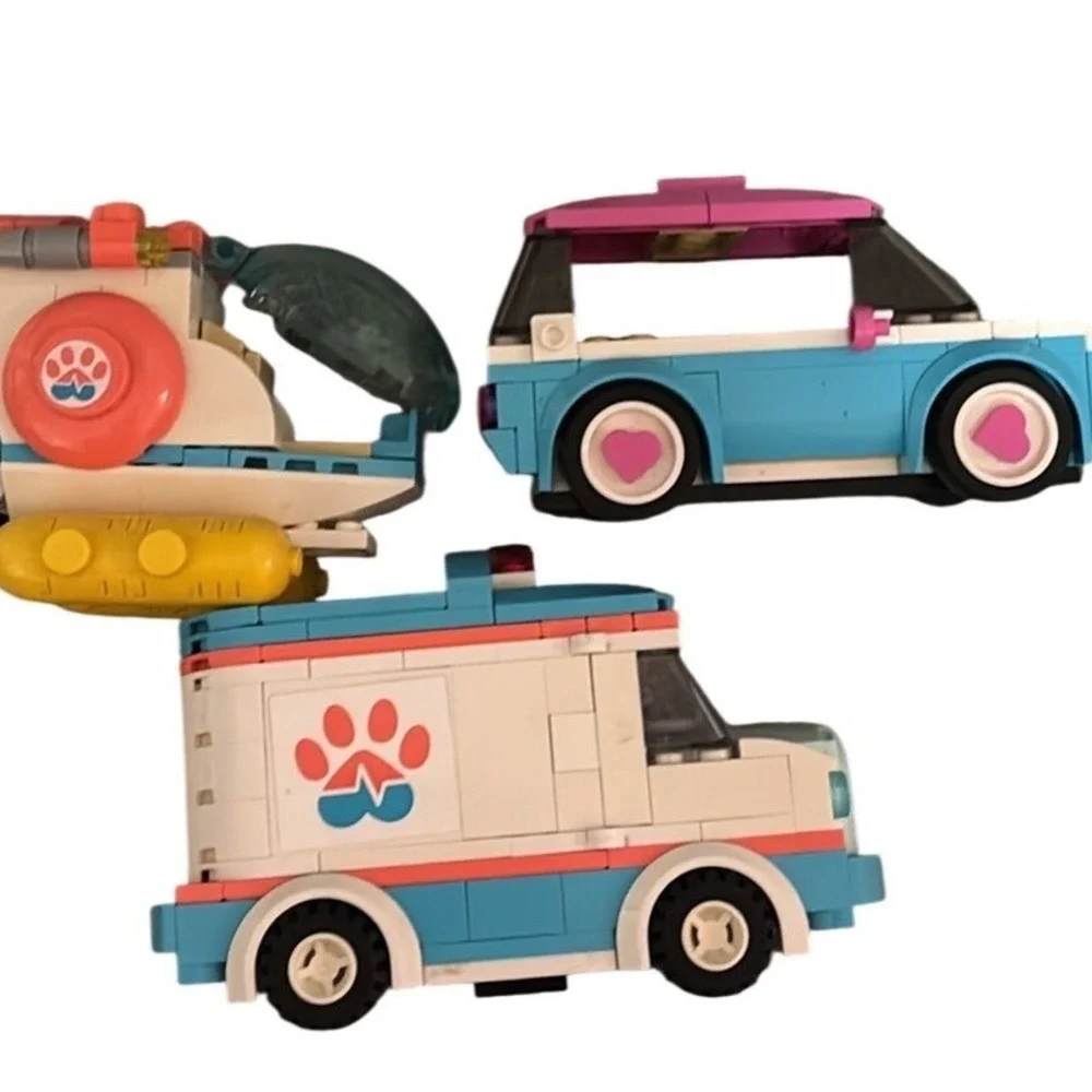 LEGO Friends Vehicle Lot Helicopter Ambulance Car Pet 41692 41445 41443 Sets